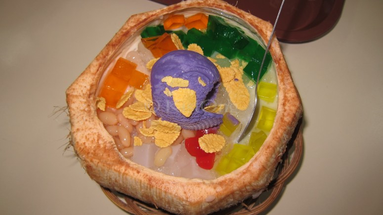 Halo Halo with some unexpected Camote Halo Halo with some unexpected Camote