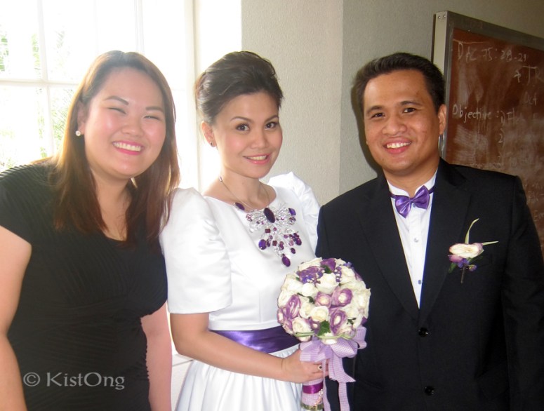 Arnah with Sheila and Vice.