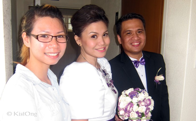 Kist with the couple. :)