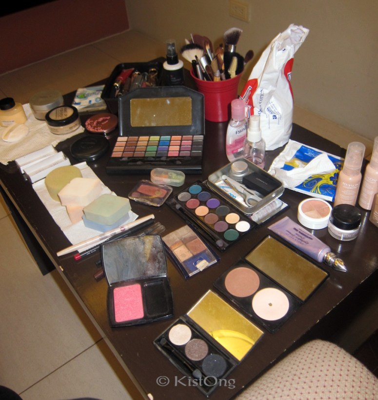 makeup kit, wedding makeup, makeup setup for wedding