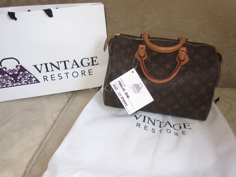 vintage louis vuitton speedy bag restored 1a-Vintage-restore-LV-speedy