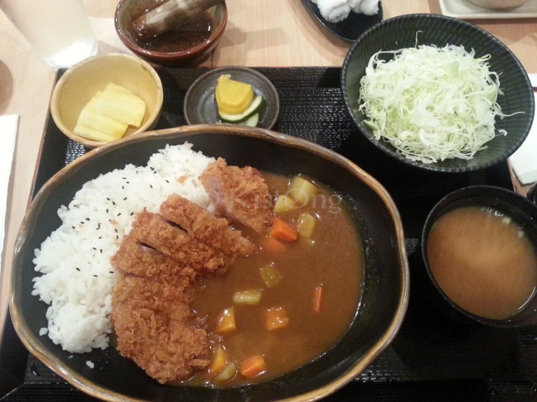 yabu Menchi Katsu Curry Set