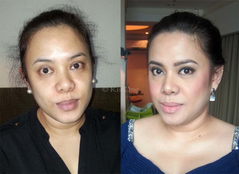 The groom's sister! Ate Arppie's before and after photo.