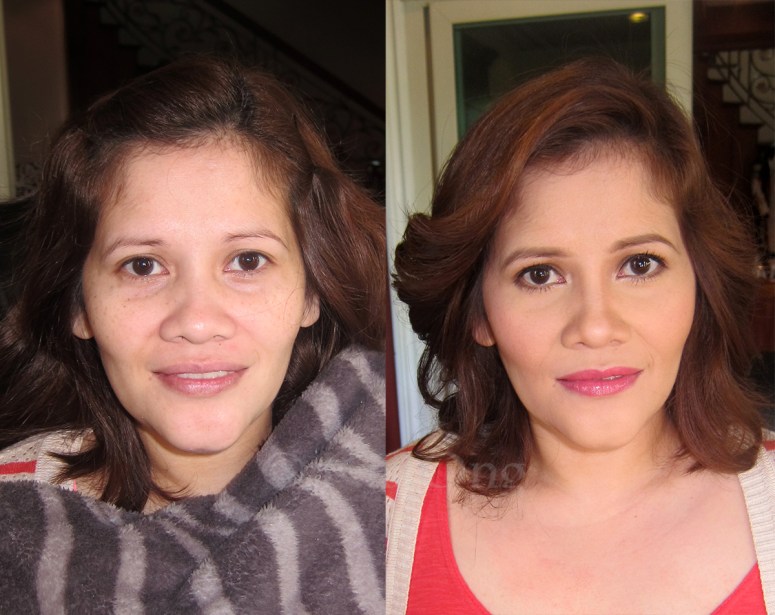 before and after makeup makeover  mandaluyong city