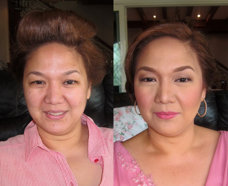 before and after makeup makeover  mandaluyong city